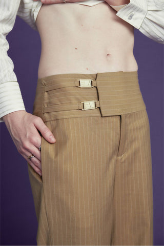Fundamental Mitr x YVIS Double Buckle Trousers